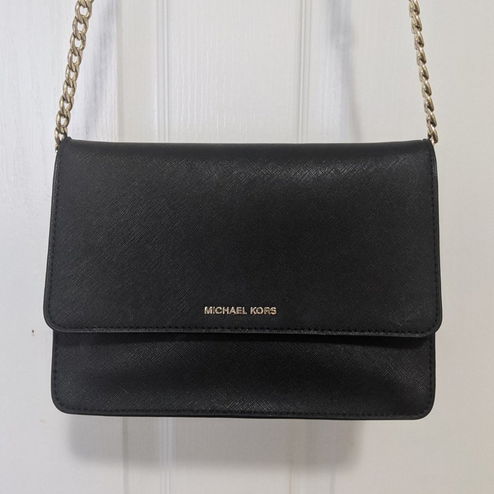 Michael Kors Daniela Leather Crossbody Bag - Picture 5 of 10